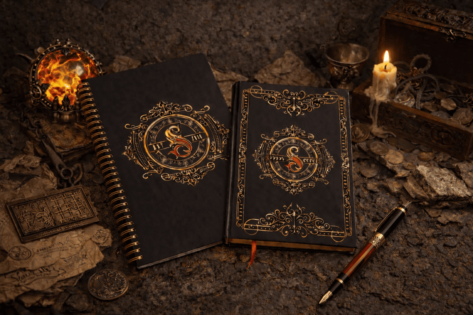 The SecretSecretS Collection: journal, notebook and pen